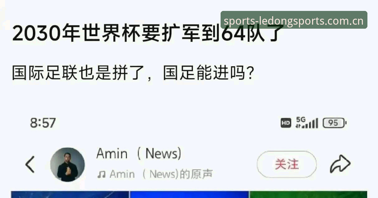 乐动体育登录平台安全吗 世界杯扩军66队背后的真相:中国男足的机会来了?